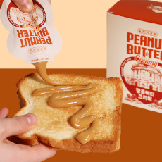 무가당 무첨가 짜먹는 밀레의공방 땅콩버터 크리미 소포장 개별포장 스틱 1박스(30g 10개입)