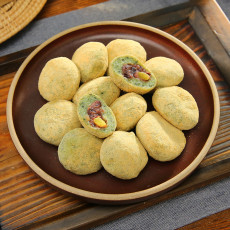 고수록 생모시 콩고물찹쌀떡 6개들이 3박스(총 18개)